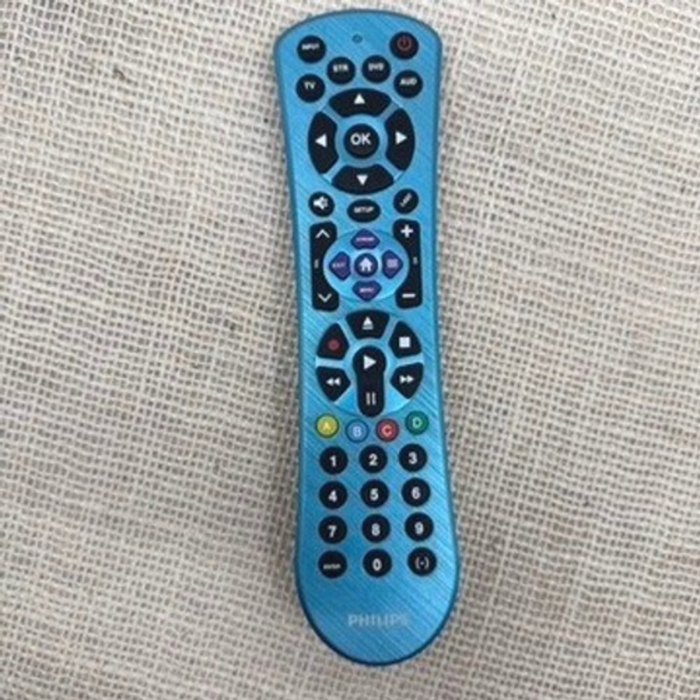 Philips SRP4229B/27 Universal Remote Control 4-Device Blue Metallic Brushed